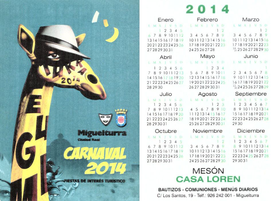 carnival-miguelturra-calendar-2014