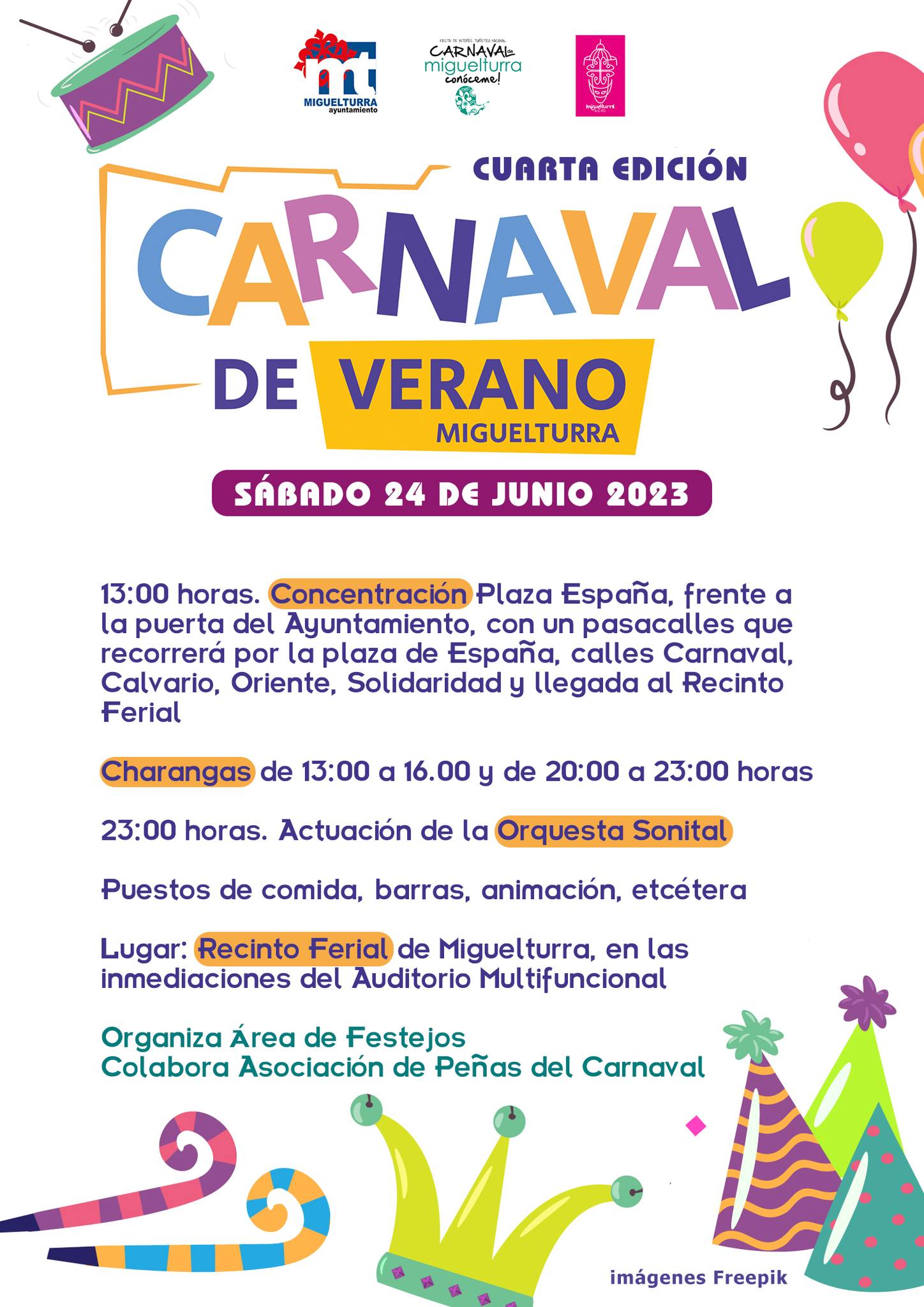 cartel carnaval verano 2023